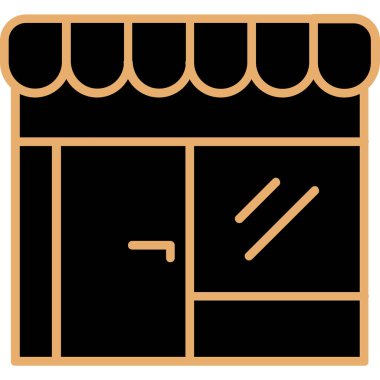 pencere simgesi, vektör illüstrasyonu