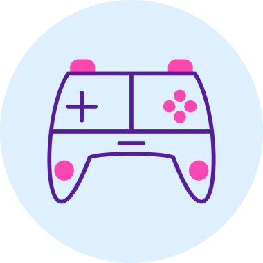 Oyun. Web simgesi basit illüstrasyon