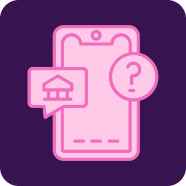 Sohbet konuşma balonu vektör illüstrasyon tasarımı ile akıllı telefon