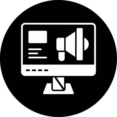 seo modern simgesinin vektör illüstrasyonu