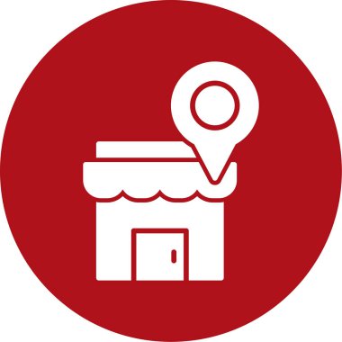 alışveriş simgesi vektör illüstrasyonu