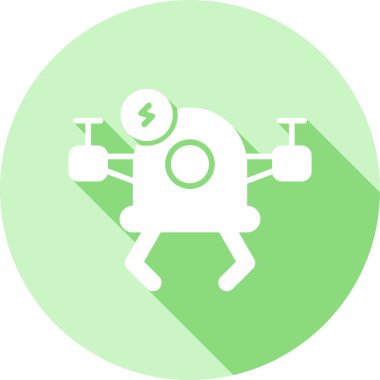 İHA simgesi, basit vektör illüstrasyonu