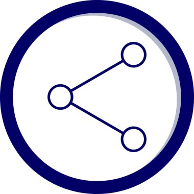 ağ simgesi, basit tasarım