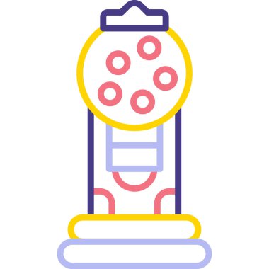 Yemek. Web simgesi vektör illüstrasyonu