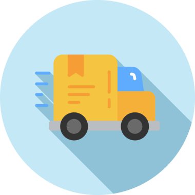 araba taşıma simgesi düz biçimli