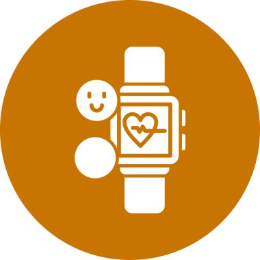 smartwatch simgesinin vektör illüstrasyonu