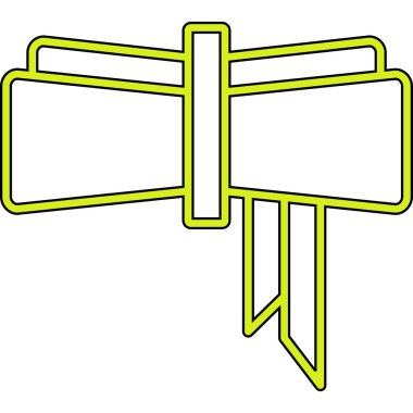 Ok. Web simgesi basit illüstrasyon