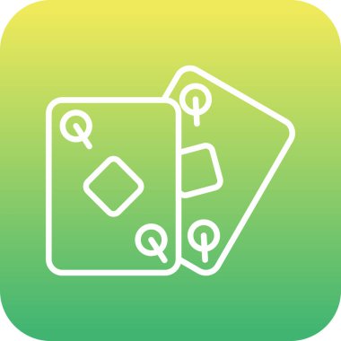 Oyun simgesinin vektör illüstrasyonu