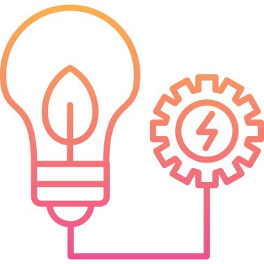 ampul simgesi vektör illüstrasyonu