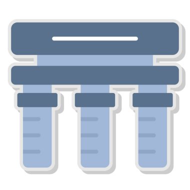 Klima ikonu vektör illüstrasyon tasarımı