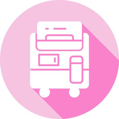 bagaj. Web simgesi basit illüstrasyon