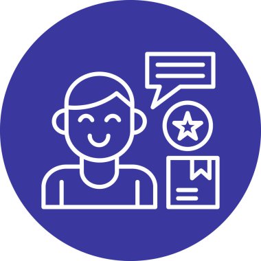 Bir insan simgesinin vektör illüstrasyonu