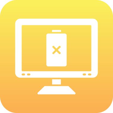 bilgisayar ekranı vektör simgesi