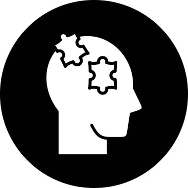 Dişli bir kişinin vektör illüstrasyonu