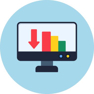 grafik düz vektör simgesi