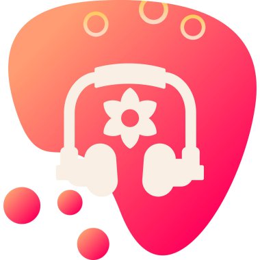 Vektör müzik simgesi illüstrasyonu