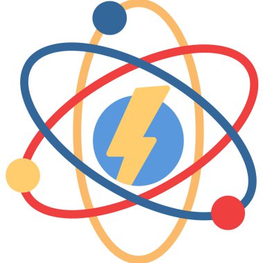 elektrik enerjisi simgesi ana hatlar biçiminde