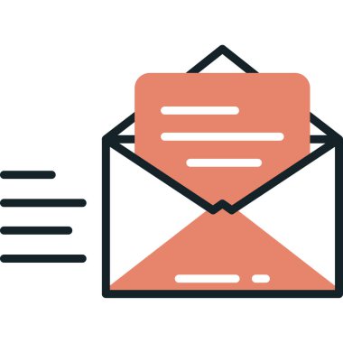 e-posta e- posta simgesi ana hat biçiminde