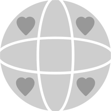 özet biçiminde genel aşk haritası simgesi