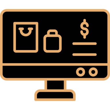 çantanın ekommerce ekommerce simgesi