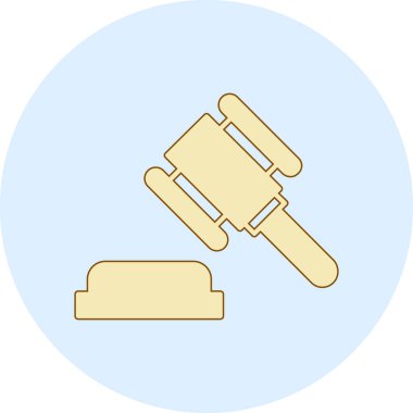 adalet çekici illüstrasyonu