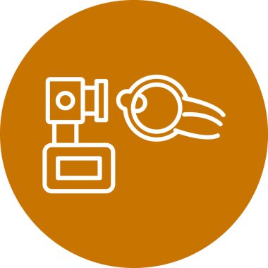 Vektör CCTV kamera simgesi