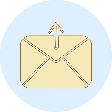 zarf simgesi, vektör çizimi