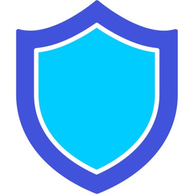 kalkan simgesi, vektör illüstrasyonu