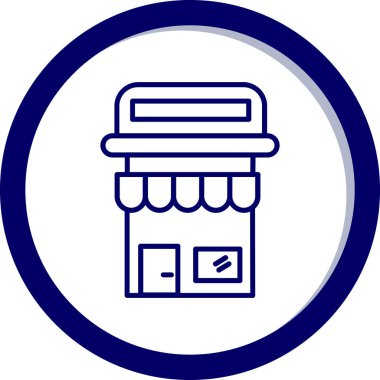 ATM 'de. Web simgesi basit tasarım