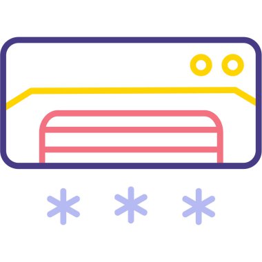 Kışlık şapka web simgesi, basit vektör illüstrasyonu