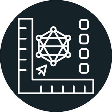 seo modern simgesinin vektör illüstrasyonu