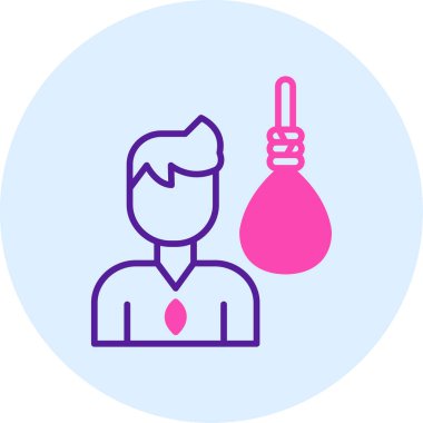 Bir doktorun vektör illüstrasyonu