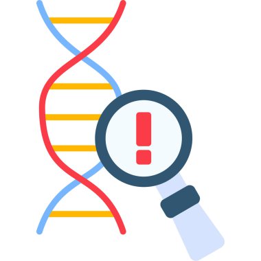 DNA 'nın düz tasarım çizimi