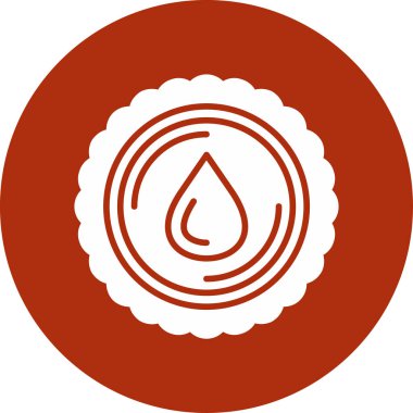 Su damlasının vektör çizimi