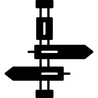 Yol tabelası. Web simgesi