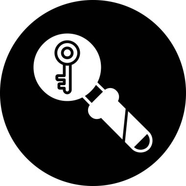 Anahtar simgesi vektör illüstrasyonu