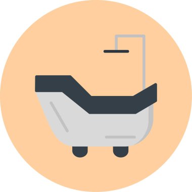 Tramvay. Web simgesi basit illüstrasyon