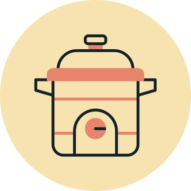 yiyecek ikonu vektör illüstrasyonu