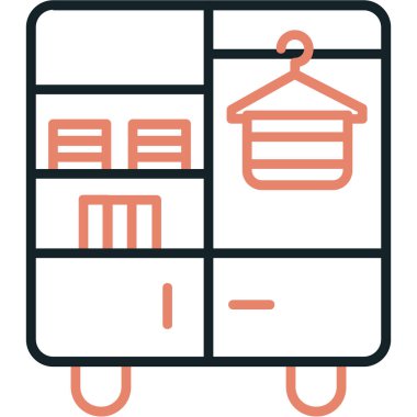 Alışveriş. Web simgesi basit illüstrasyon