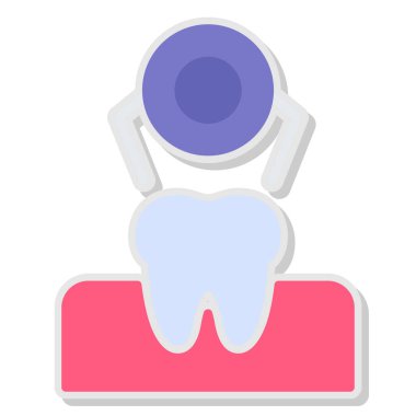 Diş bakımı ikonları, diş ve diş hekimleri