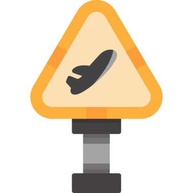 trafik işareti vektör simgesi