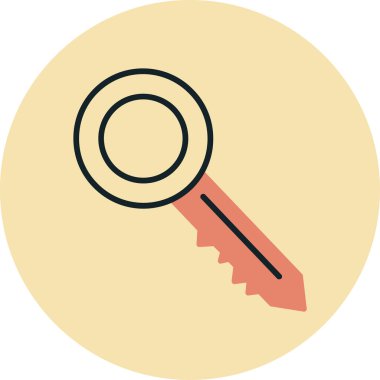 Seo simgesinin vektör illüstrasyonu