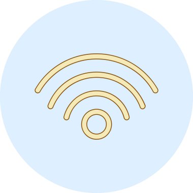 wifi simgesi vektör illüstrasyonu