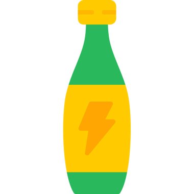 alkol şişe kutsal kişilerin resmi, vektör çizim