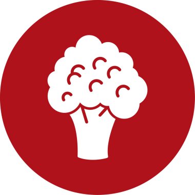 Beyin. Web simgesi basit tasarım