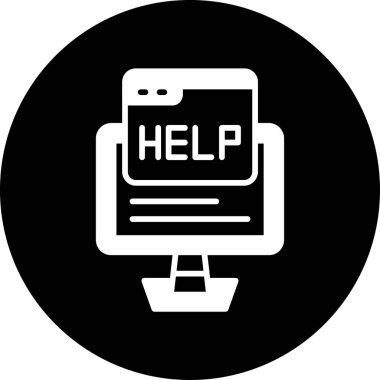 yardım simgesi çizimi