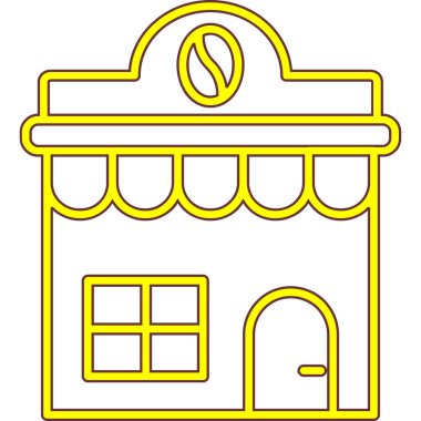 Dükkan ikonu. Beyaz arkaplanda izole edilmiş web tasarımı için dükkan vektör simgesi