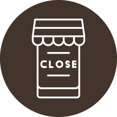 Moda tasarım tarzında bir dükkan ikonu. Beyaz arka planda izole edilmiş bir dükkan simgesi. mağaza vektör simgesi basit ve modern düz sembol.