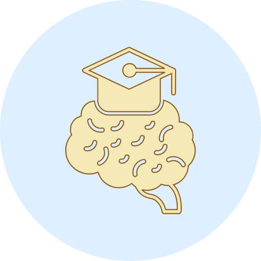 çizgi film karalama mezuniyet şapkası