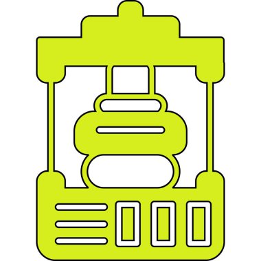 Benzin deposu ikonu. Benzin tankı vektör simgelerinin ana hatları web tasarımı